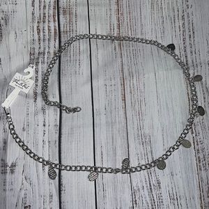 Faith Fashion metal Lord’s Prayer chain link belt 3’11” or 47” inches long